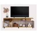 MEUBLE TELE CRISTAL HONEY/CACAO MT-85302