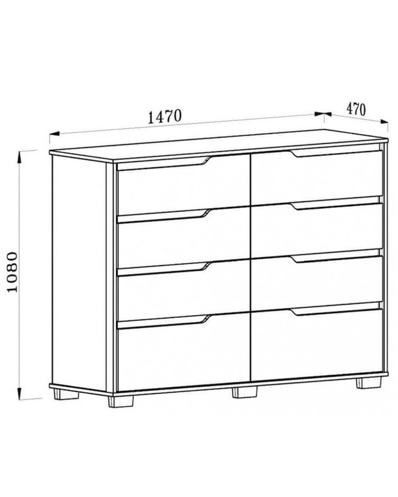 COMMODE GEORGIA OAK/FENDI C-047043.6