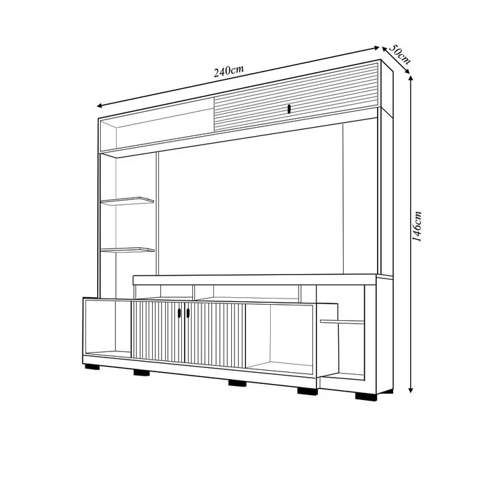 MEUBLE TELE SINFONIA FREIJO MT-14-506