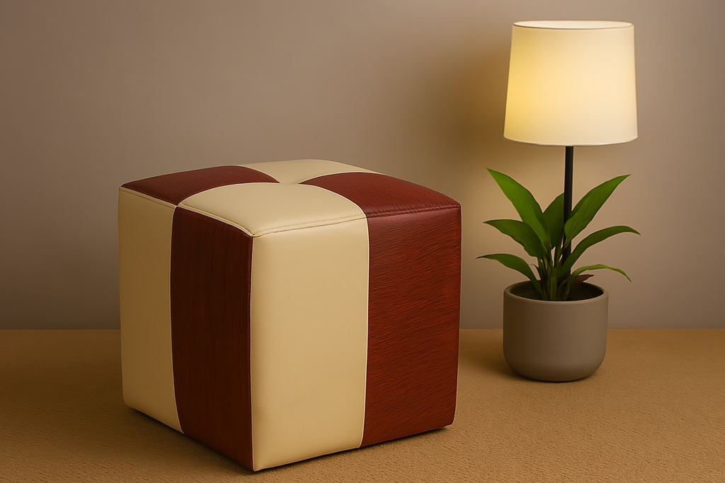 STOOL POUR SALON STOOL-3838M en cuir