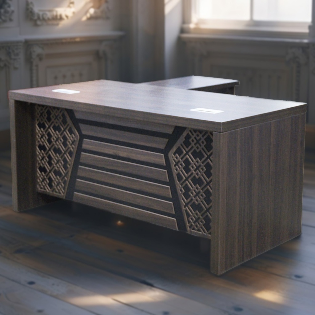 TABLE DE BUREAU AVEC RETOUR ET UN CAISSON MOBILE TB-101/1.6