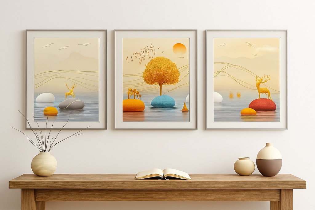 TABLEAUJEU DE 03 T-60X80X80X80X60X80CM