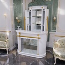 Bar D,angle Blanc + Comptoire BA-010B