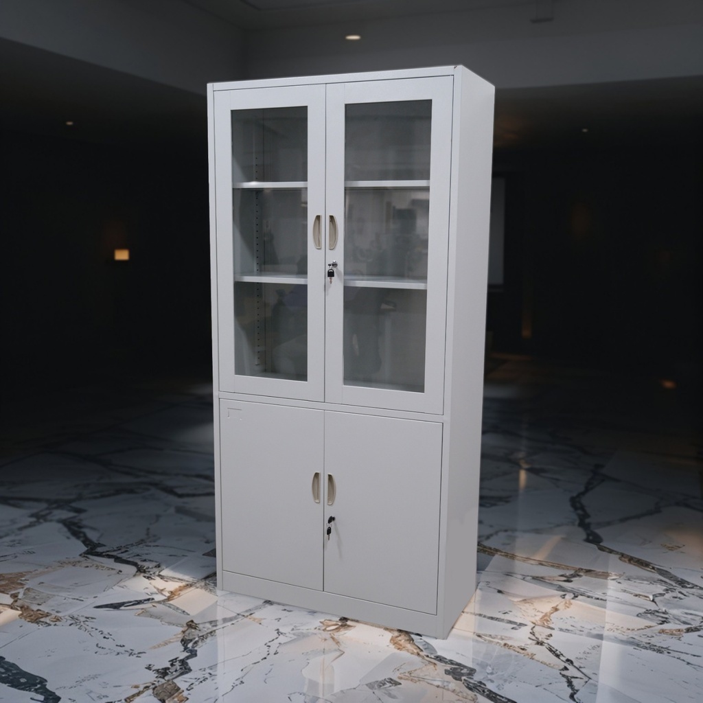 Armoire Metalique Vitree 4  Battants AR-AS-020