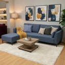 CANAPES MILLA 3P+STOOL